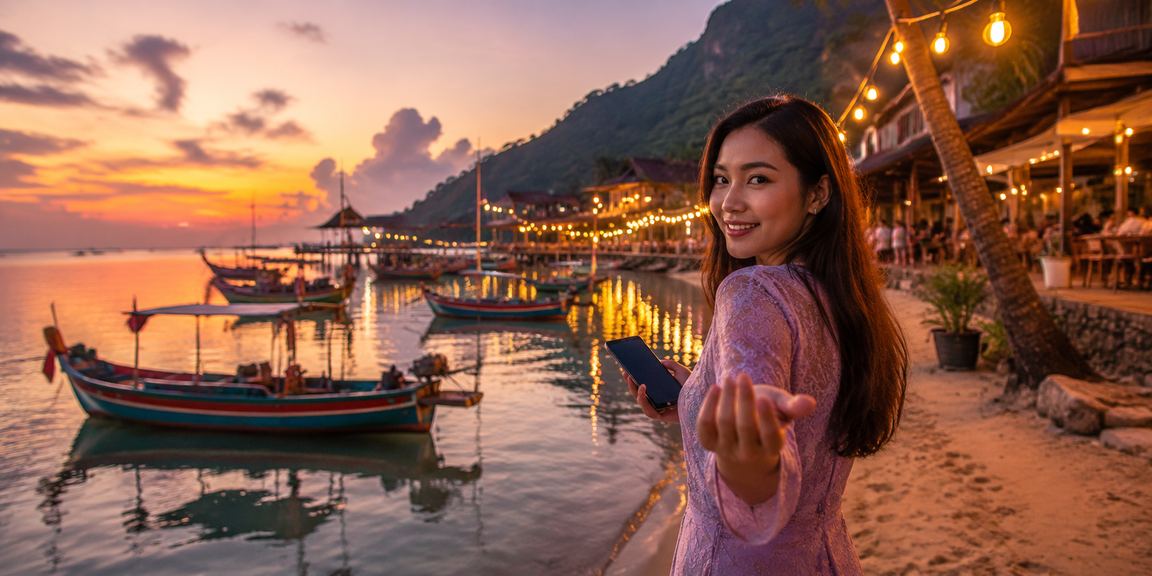 Pengguna Malaysia mendaftar dan menerima bonus di Penang melalui mudah alih