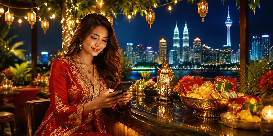 Pengguna Malaysia menggunakan bonus deposit semasa Hari Raya di Seremban